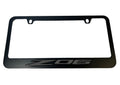2023 CORVETTE C8 Z06 DARK LOGO (INC 73012B) BLACK LICENSE PLATE FRAME