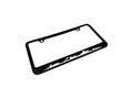 MOUNTAIN RANGE LICENSE PLATE FRAME (BLACK OPAQUE/WHITE ) BLACK DC FRAME