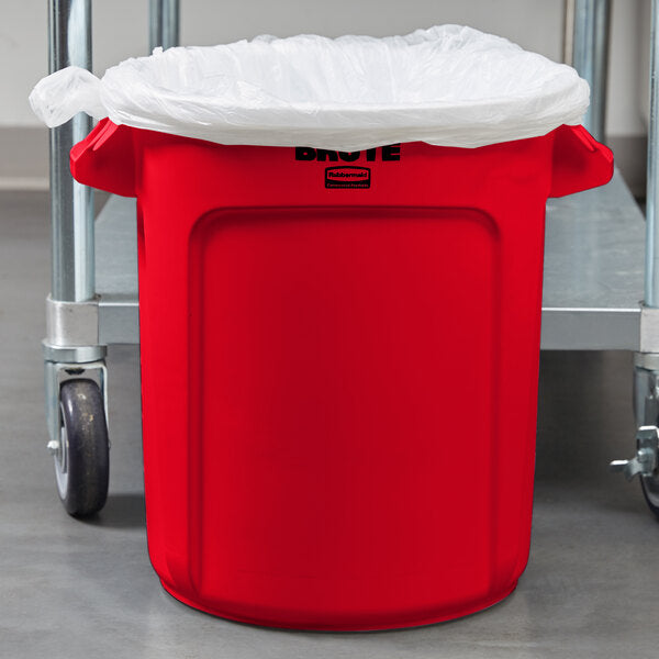2610 10 GALLON BRUTE CONTAINER RED