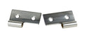 Kentrol 76-06 JEEP CJ Wrangler YJ/TJ Lower Door Hinge Pair - Polished Silver