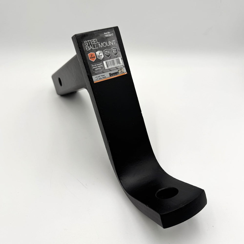 8/IN DROP 10/IN LENGTH BALL MOUNT