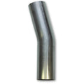 Vibrant 1.625in OD T304 SS 15 Deg Mandrel Bend 6in Leg Length (2.5in Centerline Radius)