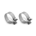 2-1/2 STAINLESS STEEL BAND CLAMP, 2-PACK