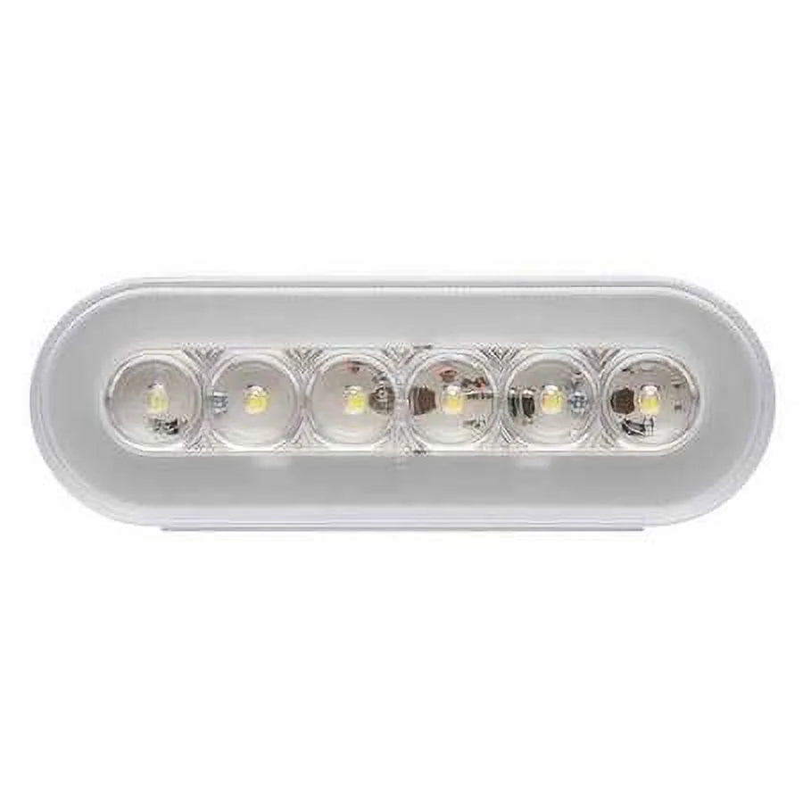 LED BACKUP GLOLT; OVAL; PL3; CLEAR;