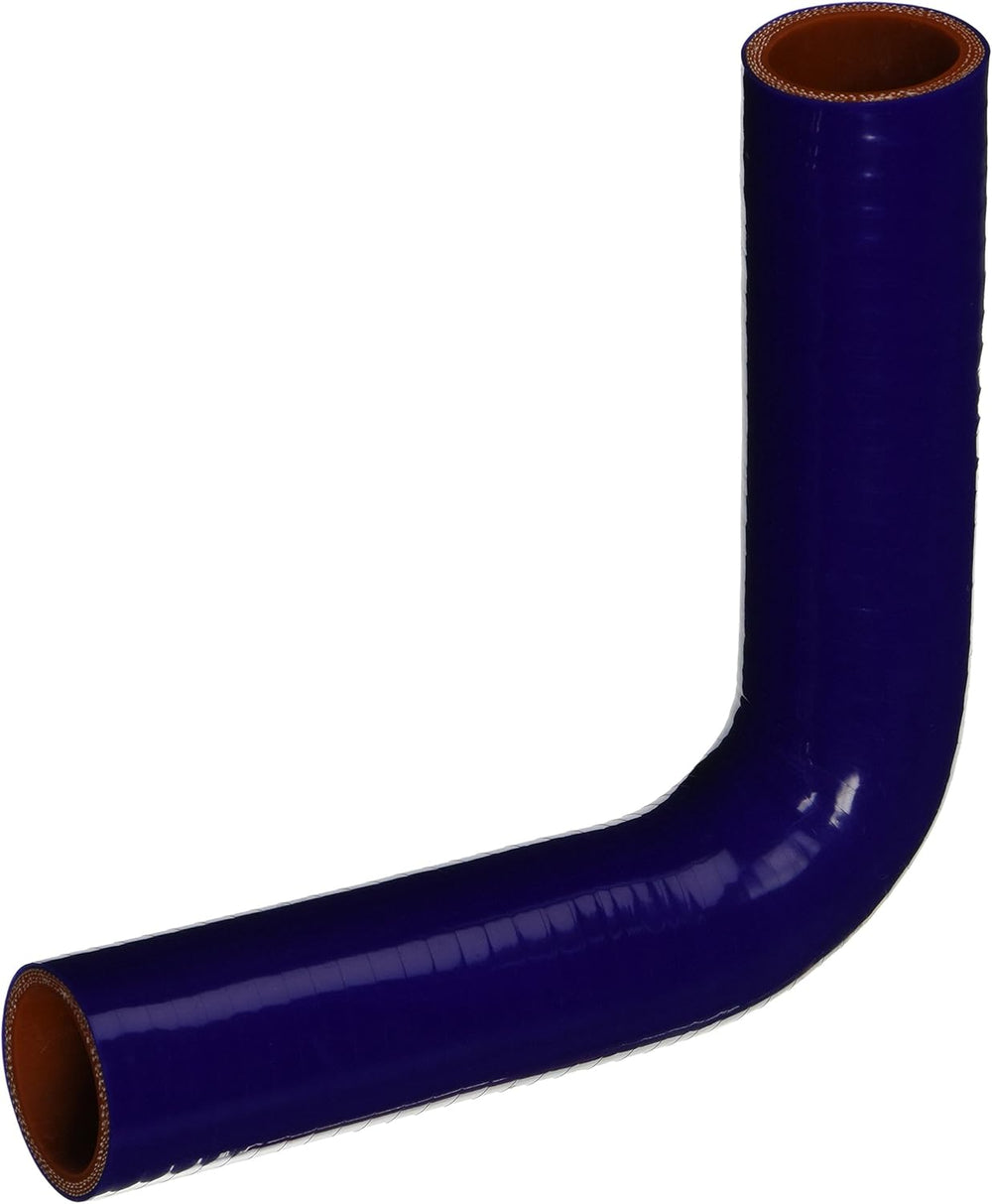 HPS Performance 1.25 ID High Temp 4-ply Reinforced Silicone 90 Degree Elbow Coupler Hose Blue (32mm ID)