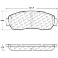 DFC 94-04 Ford Mustang Rear 4000 HybriDynamic Brake Pads and Hardware Kit