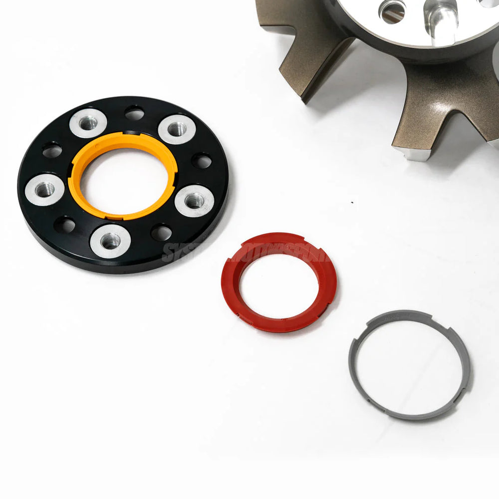 BBS Centering Ring SET (Unlimited) 63.4mm - Dark Orange