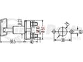 MAIN SWITCH BATTERY 100 A TURN KN