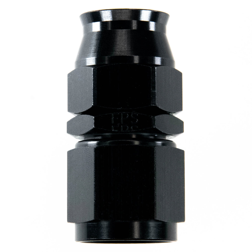 Fragola -10AN Real Street Crimp-On Str Hose End - Black (For 6000 Hose)