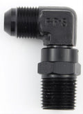 Fragola -4AN x 1/4 NPT 90 Degree Swivel - Black