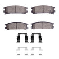 R1 90-94 Subaru Legacy Rear Semi Met Brake Pads and Hardware Kit