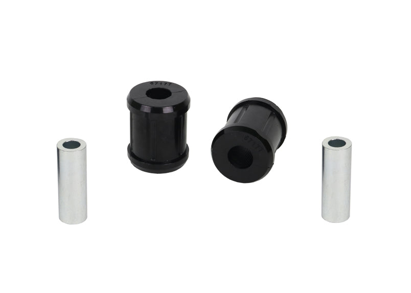 Trailing arm - lower front bushing 2 Bushings 2 Tubes Grease