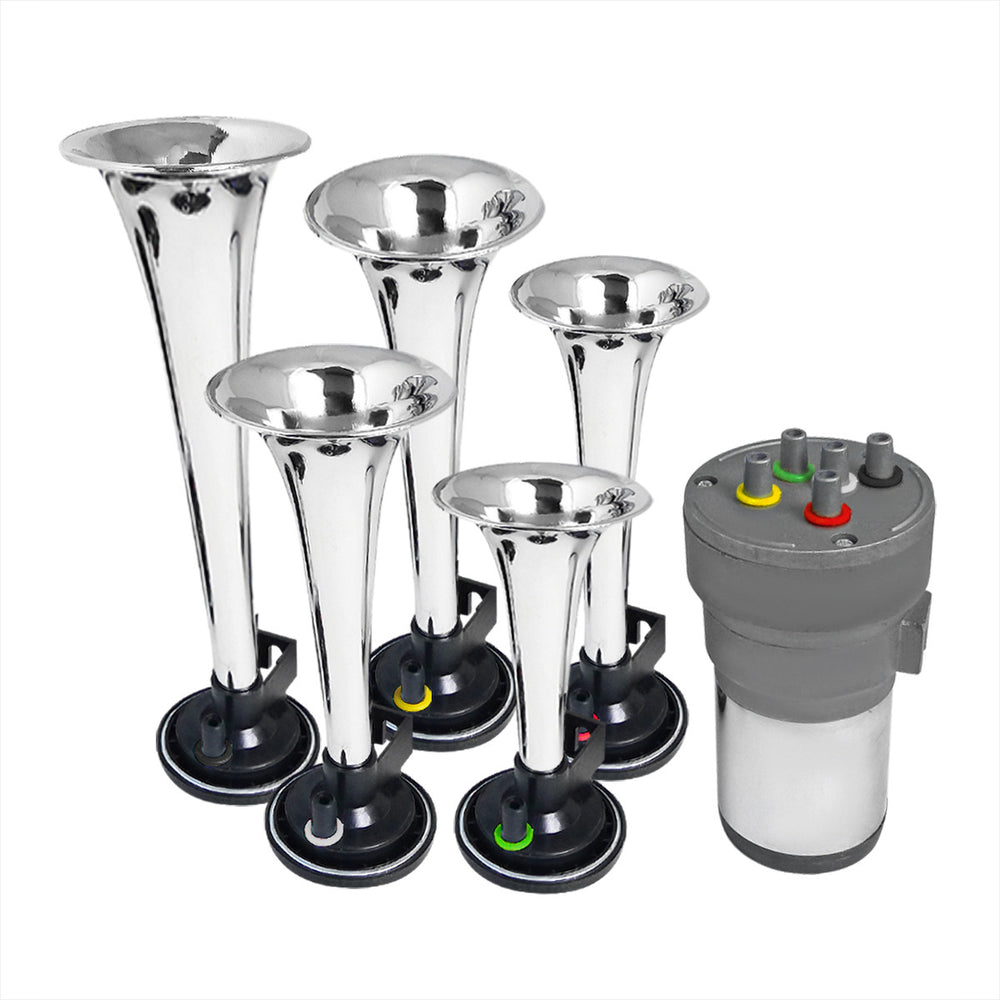 MUSIC AIR HORN CHROME WITH 110DB 12