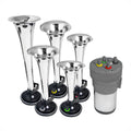 MUSIC AIR HORN CHROME WITH 110DB 12
