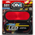 LED ONE SERIES 6IN OVAL KIT GROMMETS/PLUGS INCLUDED