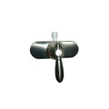 4IN SINGLE LEVER SHOWER VALVE W/ DECORATIVE LEVER HDL & VAC BRK BRUSHED NICKEL FINISH