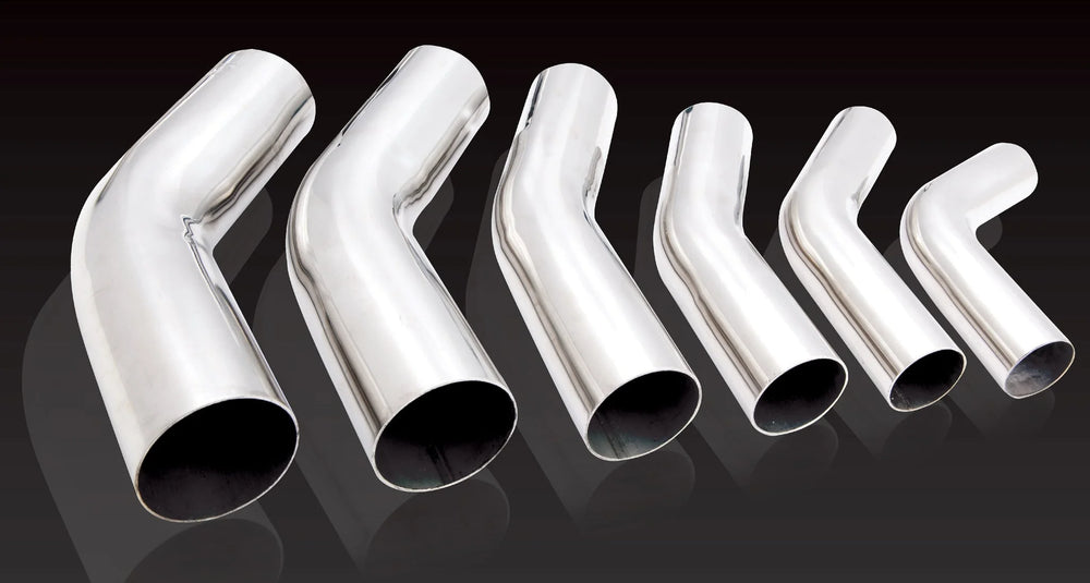 MANDREL BEND 15 DEG 2.5IN DIA 1.5D 6IN LEG 304SS POLISHED