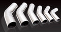 MANDREL BEND 15 DEG 2.5IN DIA 1.5D 6IN LEG 304SS POLISHED