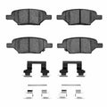 R1 04-12 Saturn Ion Rear Semi Met Brake Pads and Hardware Kit