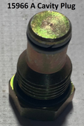 A CAVITY PLUG/WITH O-RING