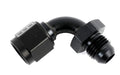 -6 AN 90 DEG MALE BRAZE ADAPTER BLACK