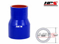 HPS Performance 2 - 2.5 ID 3 Long High Temp 4-ply Reinforced Silicone Reducer Coupler Hose Blue (51mm - 63mm ID 76mm Length)