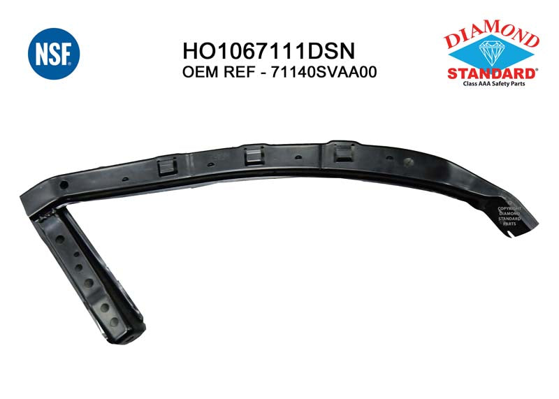 0611 HONDA CIVIC COUPE UPPER COVER FRONT BRACKET (RH)