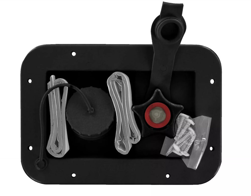 GRAVITY/CITY WATER INLET BLACK CARDED