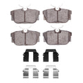 R1 99-08 Volkswagen Cabrio Rear Semi Met Brake Pads and Hardware Kit