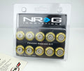NRG Fender Washer Kit w/Rivets For Metal (Green) - Set of 10