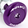 NRG Fender Washer Kit w/Color Matched M8 Bolt Rivets For Plastic (Purple) - Set of 8