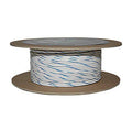 NAMZ OEM Color Primary Wire 100ft. Spool 18g - White/Blue Stripe