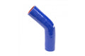 HPS Performance 1/2 ID 10 Leg Silicone 45 Degree Elbow Coupler Hose High Temp 4-ply Reinforced Blue (13mm ID)
