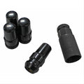 14MM X 2.00 DUPLEX ACORN BLACK CHROME WHEEL LOCK