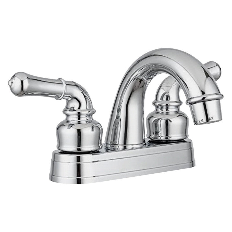 CLASSICAL ARC SPOUT RV LAVATORY FAUCET CHROME POLISHED