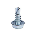 HEX WASHER HEAD TEK ZINC SCREW #10 X 1/2 IN BOX OF 500