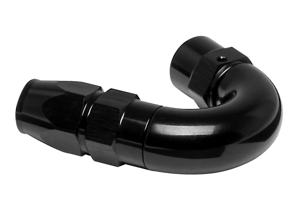 Vibrant -3AN 150 Degree High Flow Hose End Fitting for PTFE Lined Hose