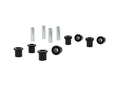 Control arm - lower inner and outer bushing 8 Bushings 4 Tubes Grease