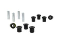 Control arm - lower inner and outer bushing 8 Bushings 4 Tubes Grease