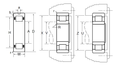 CYLINDRICAL OUTER RACE