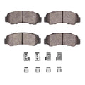 R1 76-80 Plymouth Arrow Rear Ceramic Brake Pads and Hardware Kit