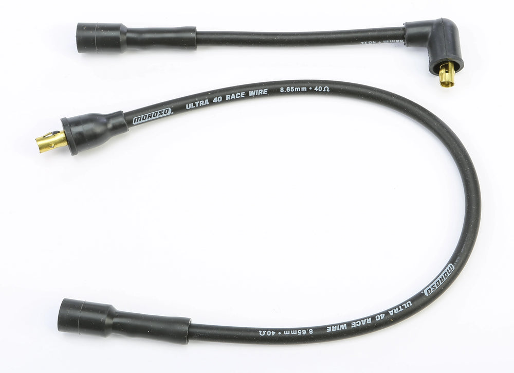 Moroso 86-03 Harley-Davidson XL (Except XL 1200S) Ultra 40 Wire Set - Black