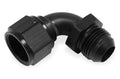 -8 AN 90 DEG MALE BRAZE ADAPTER BLACK