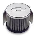 Chrome Push In V/C Breather W/ Hood