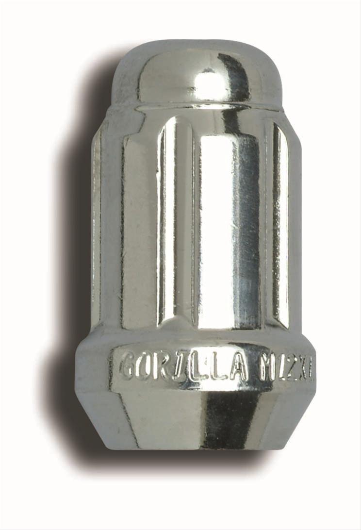 Wheel Install Kit: 16 lug set; 12mm X 1.25 thread size; cone seat; spline drive lug nuts