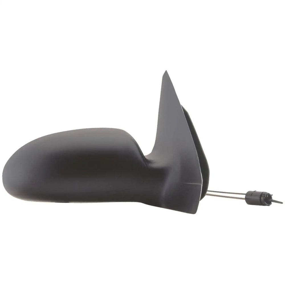0002 FORD FOCUS RH MANUAL REMOTE NONFOLDAWAY OE MIRROR BLK MR KNOB HAS SNAP END TO MNT TO VEHICL