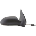 0002 FORD FOCUS RH MANUAL REMOTE NONFOLDAWAY OE MIRROR BLK MR KNOB HAS SNAP END TO MNT TO VEHICL