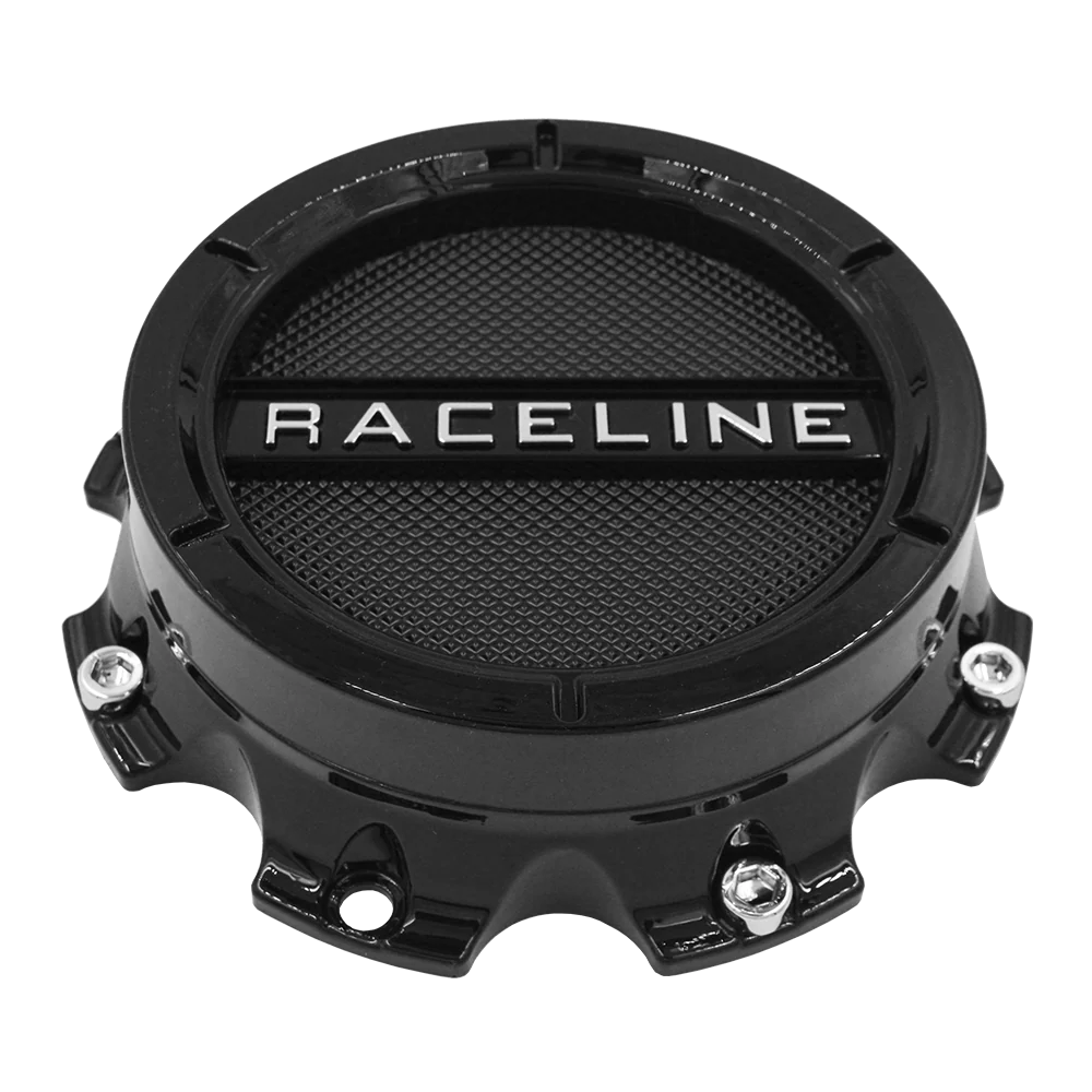 RACELINE 938 939 SHORT GLOSS BLACK CAP FITS 8X180
