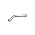 Vibrant 1.5in O.D. T304 SS 45 deg Mandrel Bend 6in x 6in leg lengths (1.5in Centerline Radius)