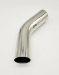 Vibrant 1.5in O.D. T304 SS 45 deg Mandrel Bend 6in x 6in leg lengths (1.5in Centerline Radius)